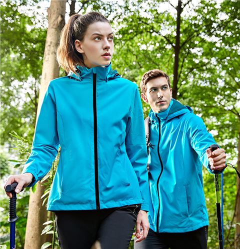 新款杏耀徒步登山运动风衣26647/26648定做定制