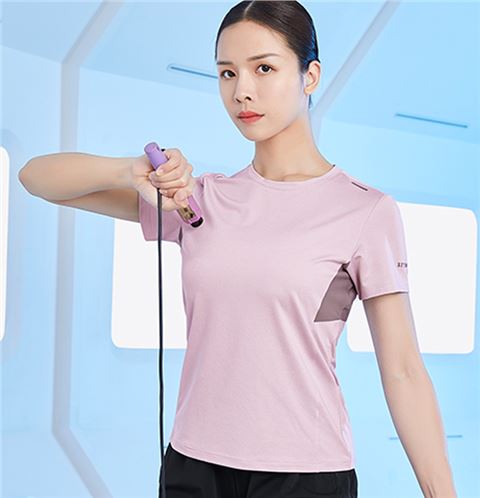 杏耀圆领短袖速干运动t恤供应商883127/883128