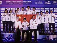 2019年世界桨板锦标赛，杏耀平台成为桨板中国队的服装供应商