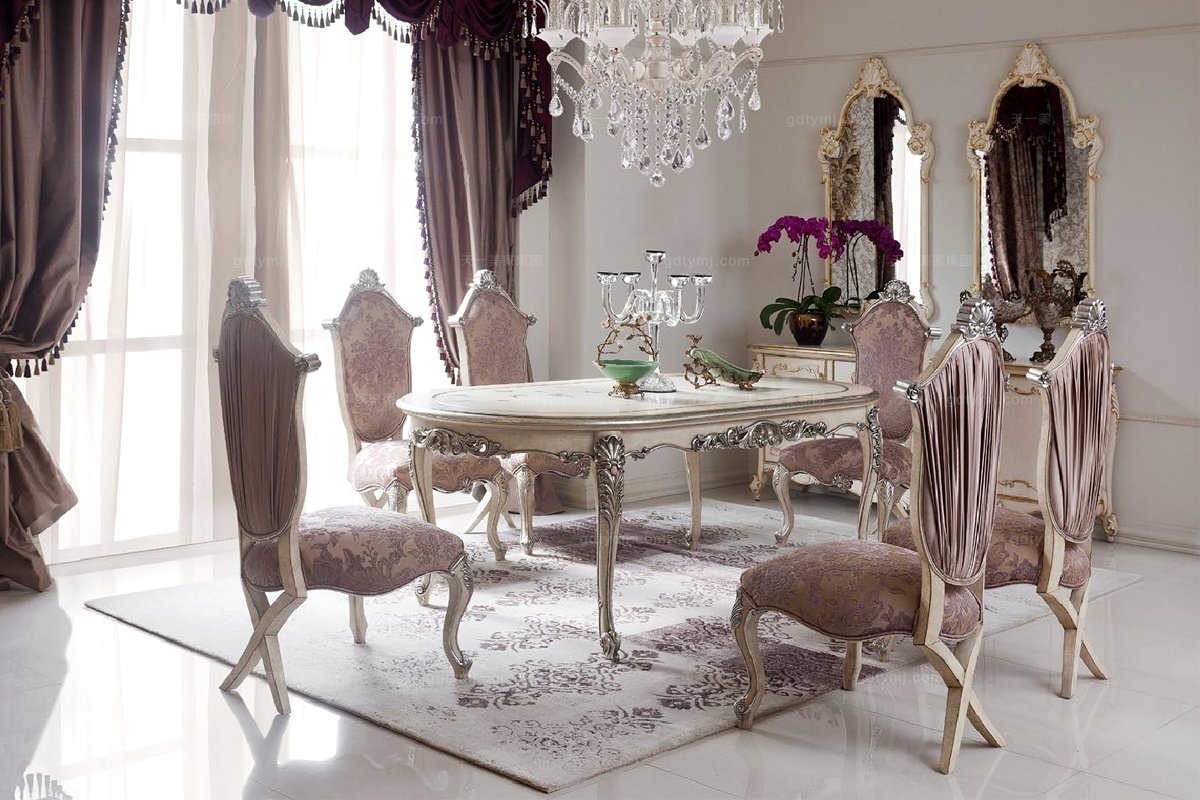 高端时尚法式古典餐椅