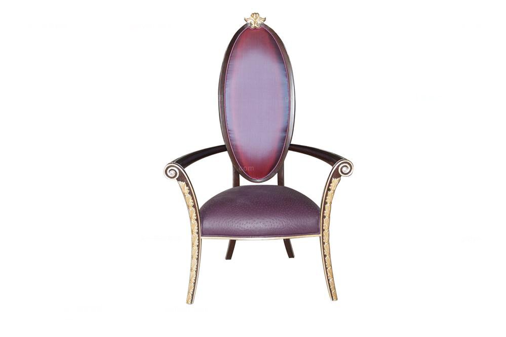 高端法式意昂品牌别墅休闲椅