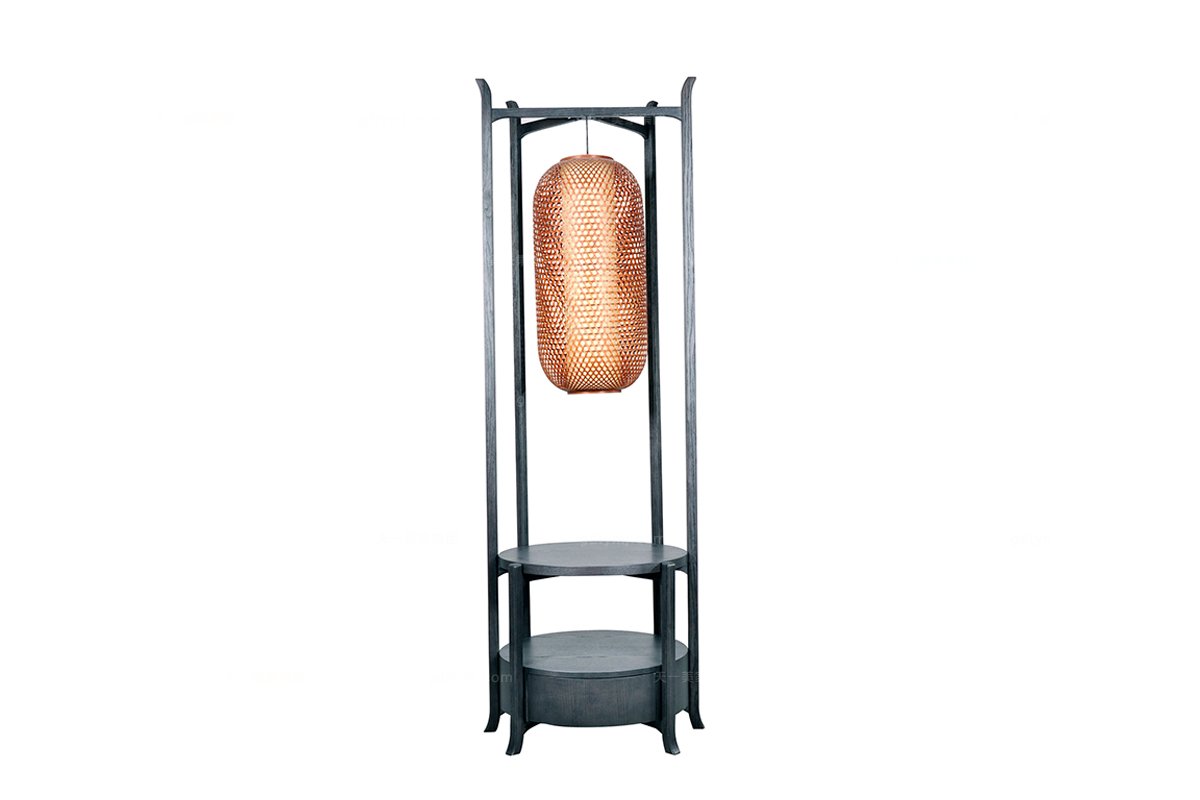 高端东南亚实木异形床头柜