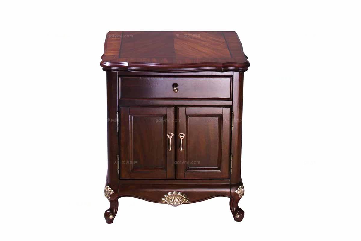 高端星欧注册美式床头柜