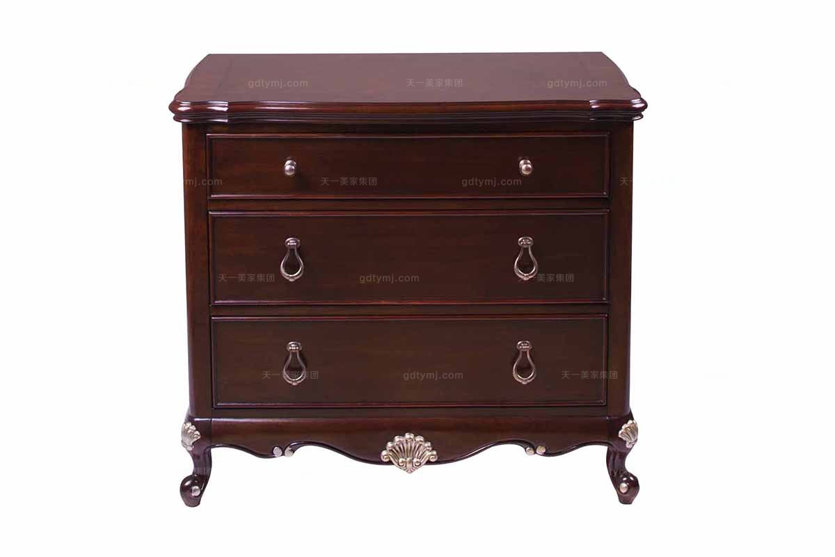 高端星欧注册美式三斗柜