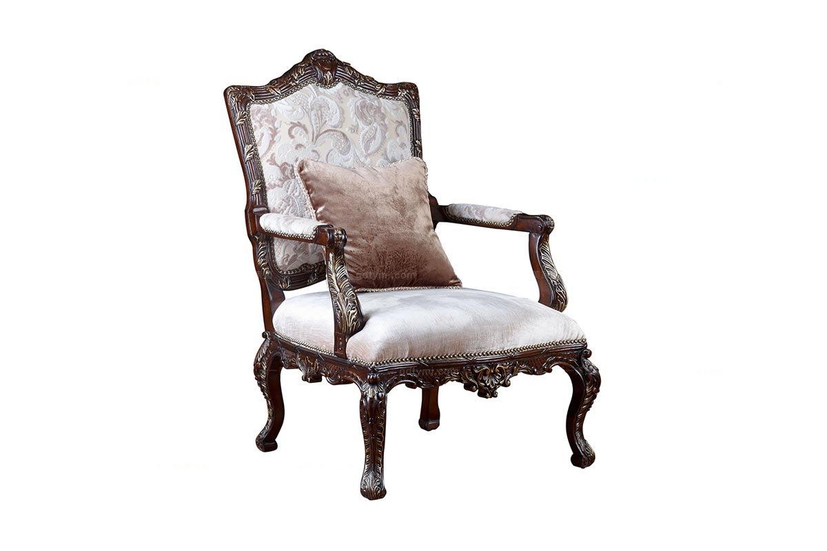 美式星欧注册样板房休闲椅