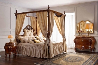 Andrea Fanfani高端品牌欧式雕刻架子床