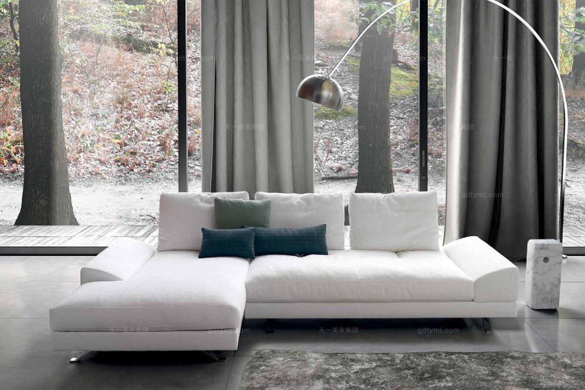  Dema高端时尚现代简约转角沙发
