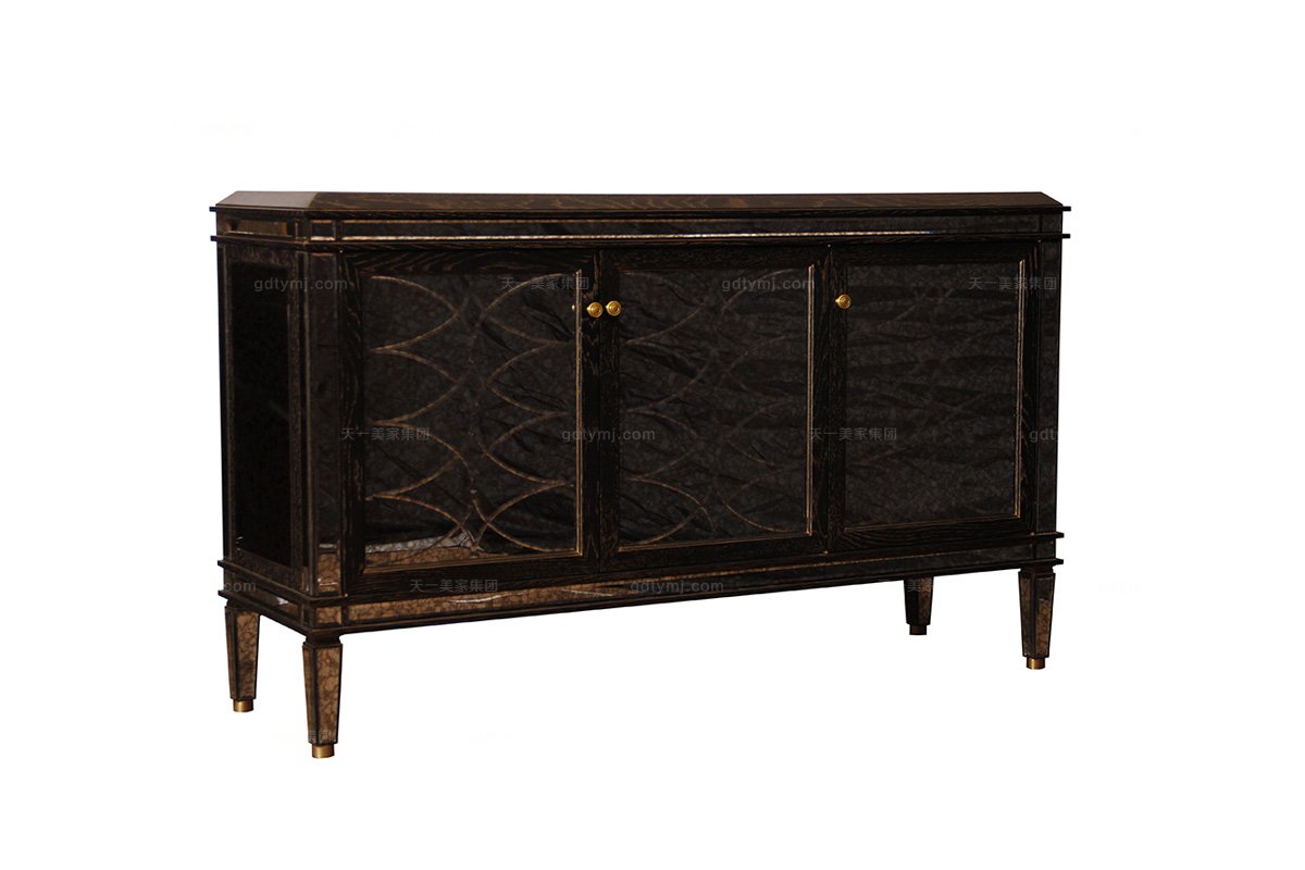 高端品牌会所星欧注册公司现代新古典仿古装饰柜