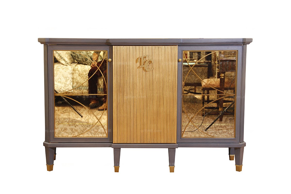 高端时尚现代新古典酒店会所星欧装饰柜