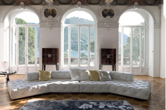 Longhi现代风白色客厅沙发组合