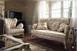  Volpi 意大利进口高端品牌别墅会所法式布艺沙发