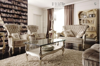 Volpi意大利进口高端品牌法式布艺沙发