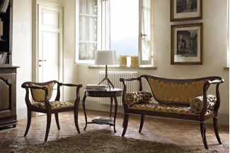  Volpi意大利进口高端品牌法式休闲沙发椅组合