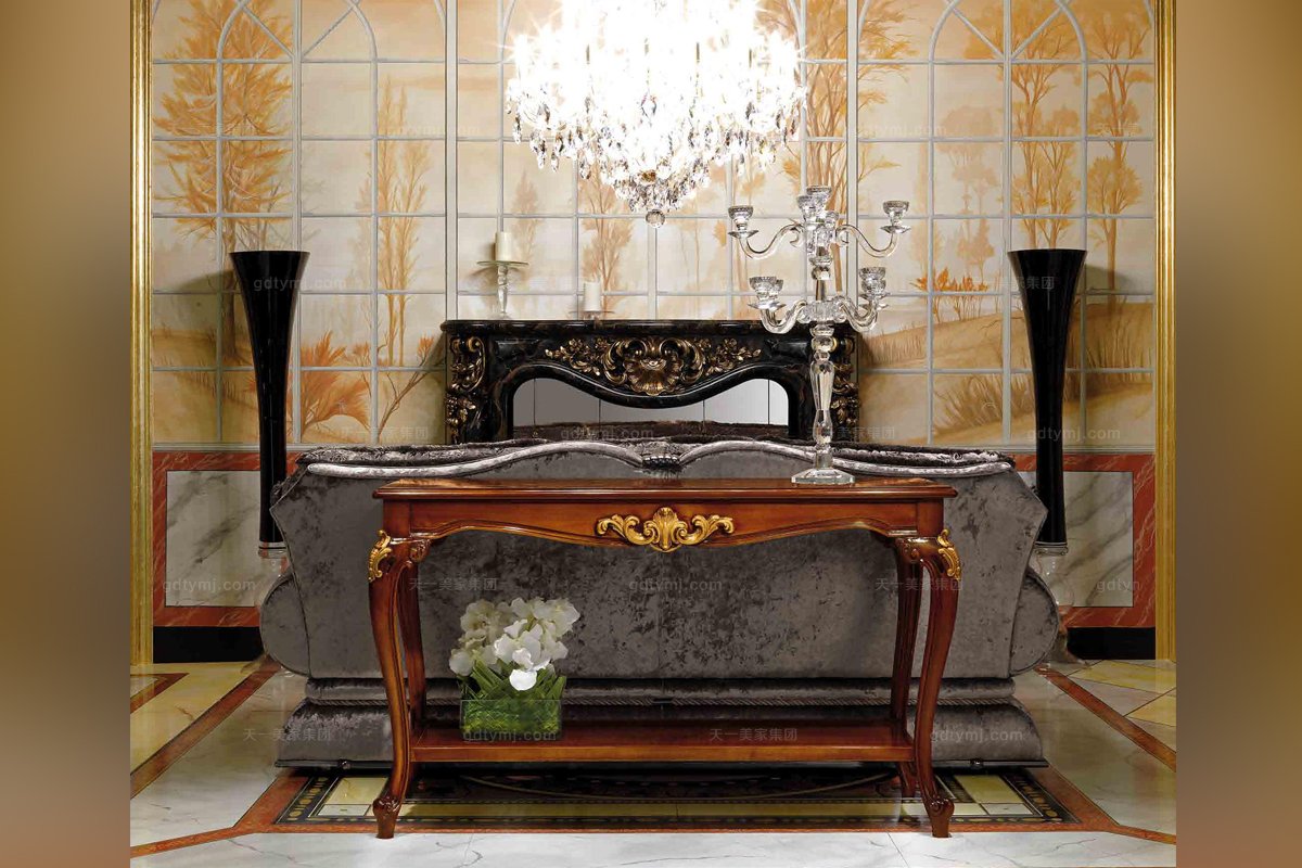 Minotti Luigi&Benigno欧式实木雕花木皮拼花沙发背几系列