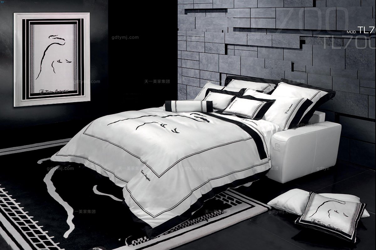 高端时尚意大利进口兰博基尼系列真皮多功能沙发床