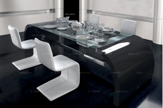 高端时尚现代风格意大利进口兰博基尼系列餐台椅