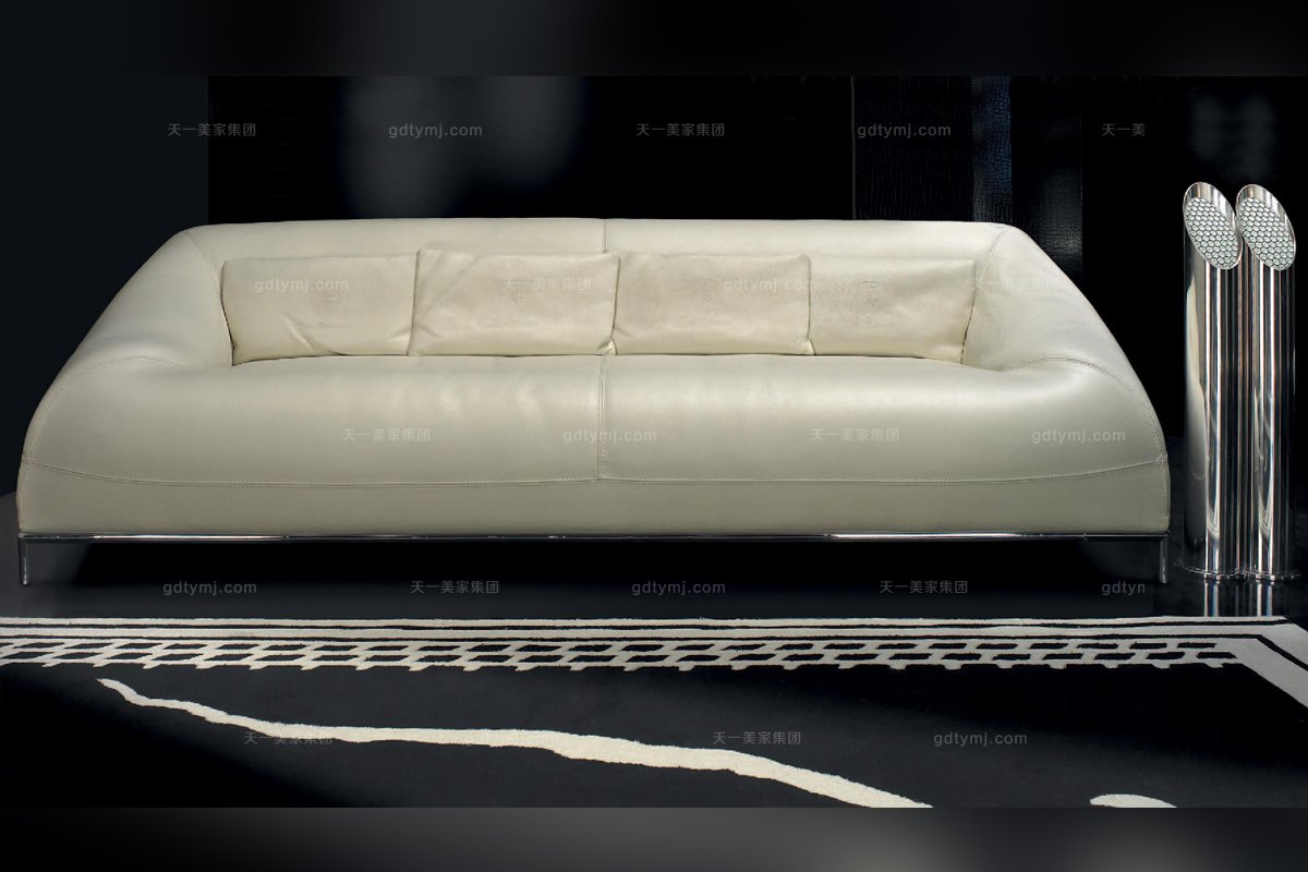高端品牌现代意大利进口兰博基尼系列磨砂皮沙发组合