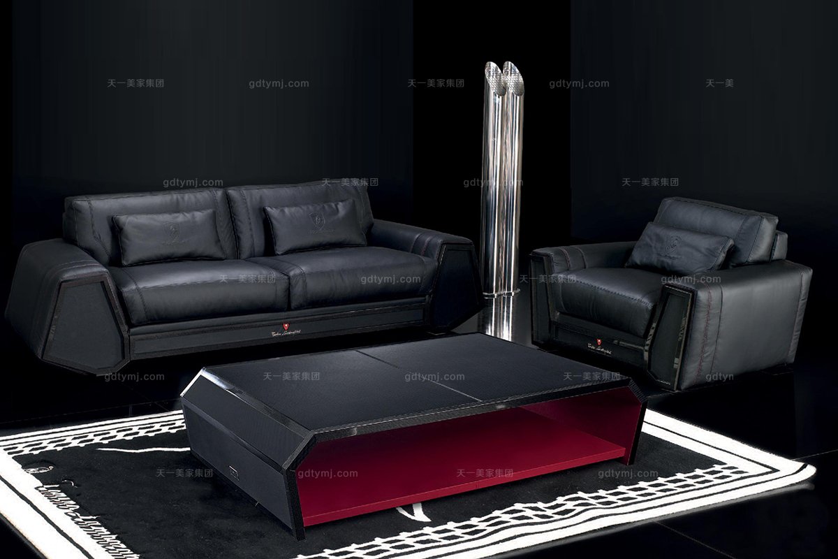 高端品牌现代意大利进口兰博基尼系列客厅沙发