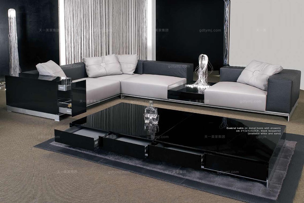 高端时尚现代意大利进口兰博基尼系列转角沙发