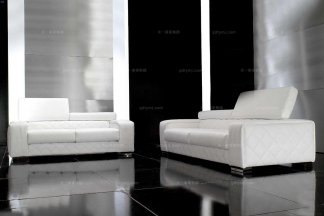 高端时尚现代意大利进口兰博基尼系列白色沙发