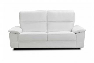 高端时尚现代意大利进口白色休闲二人沙发