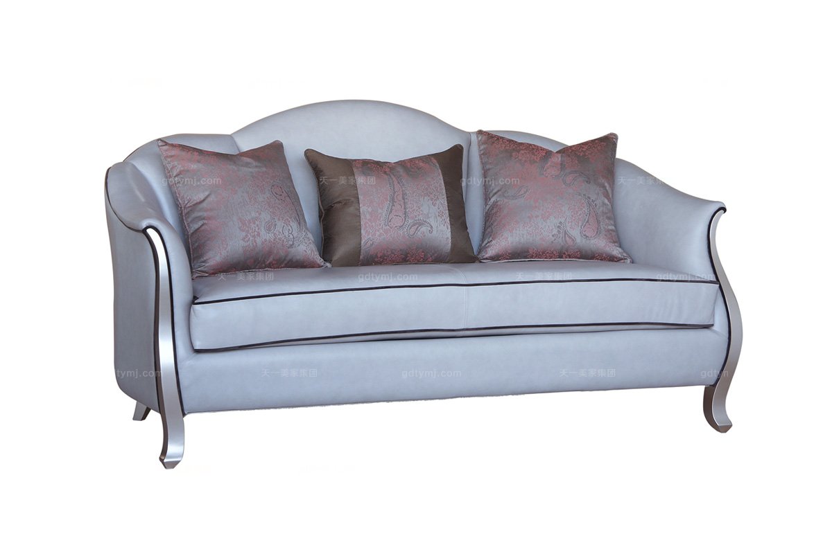 高端大气会所意昂品牌法式苹果金二人位沙发