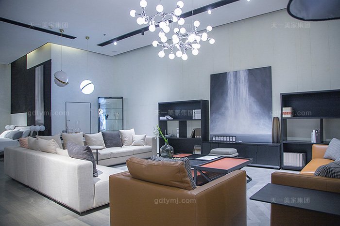 意大利极简元素现代简奢蓝冠注册客厅高档沙发组合