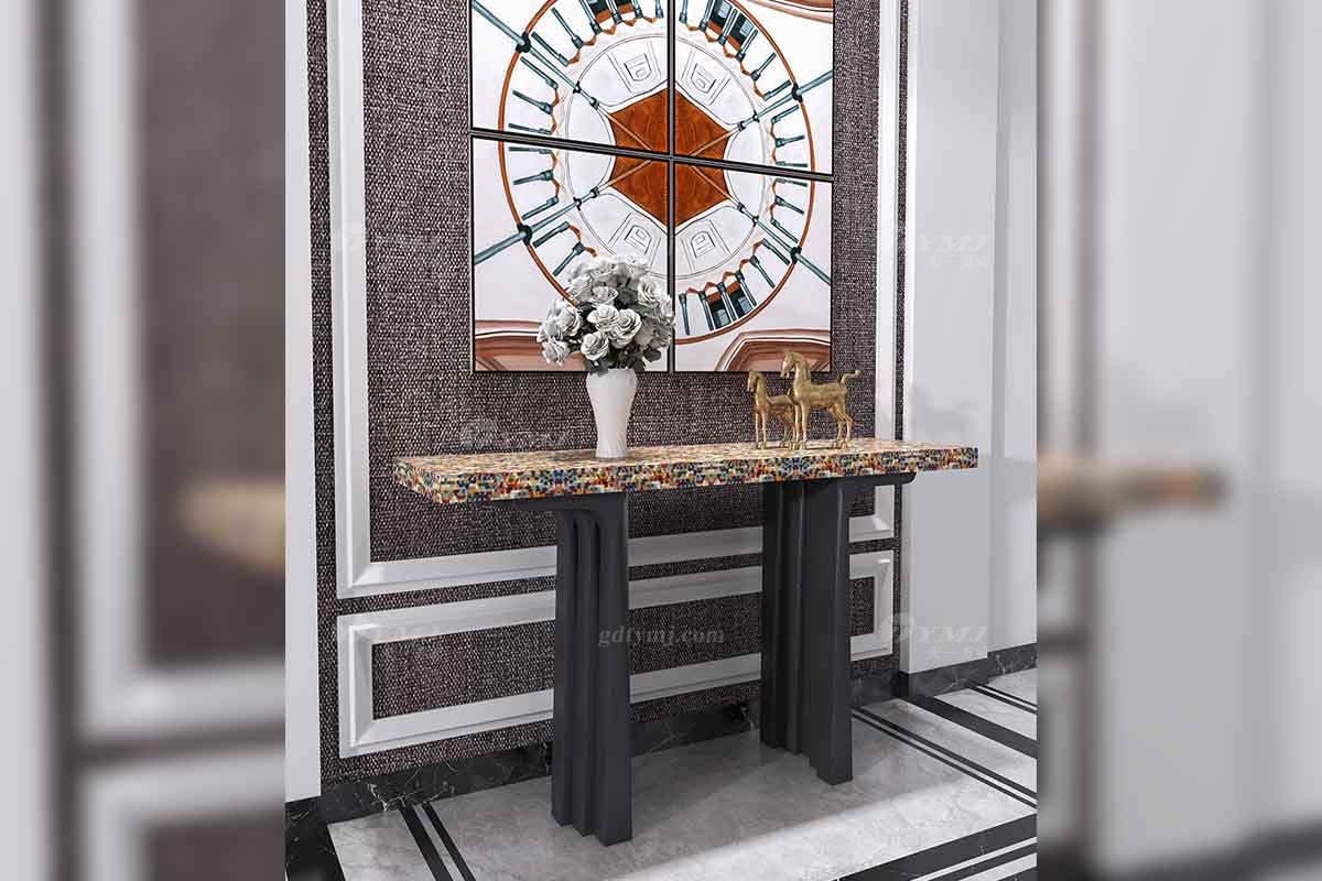 高端别墅会所星欧注册时尚样板间星欧注册轻奢后现代进口玄关