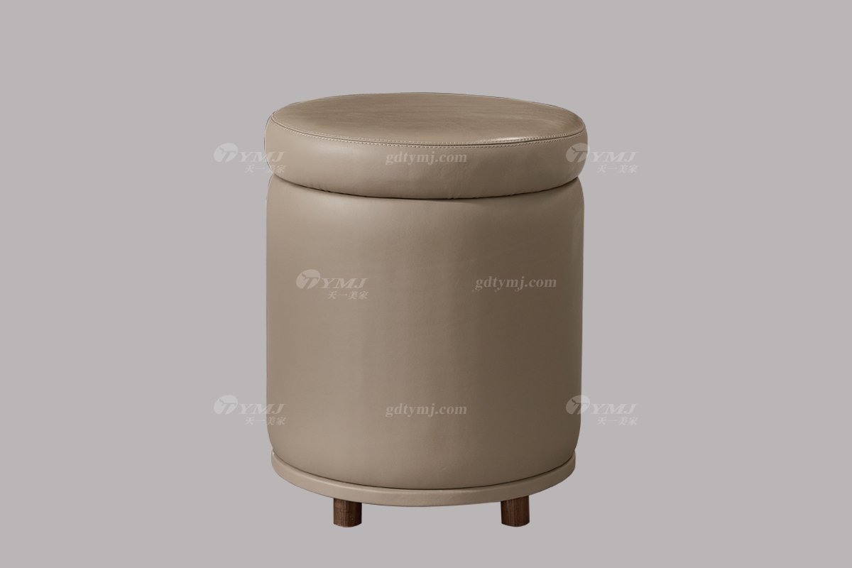 高端别墅会所星欧注册品牌现代极简北欧创意餐边柜妆台系列梳妆凳