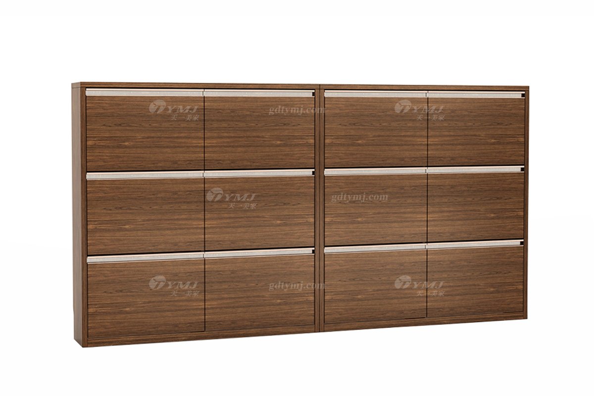 新中式风格星欧注册高端别墅星欧注册品牌简约大气时尚客厅星欧注册大气实木鞋柜