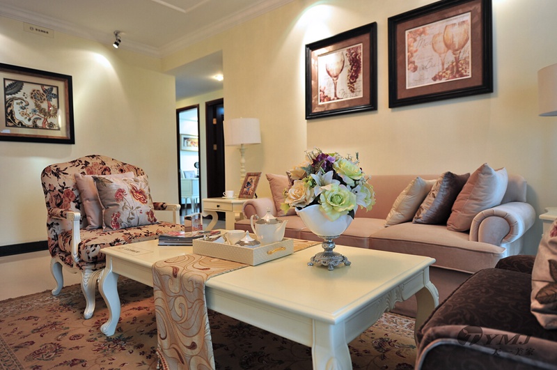 【星欧注册星欧注册】济南恒大田园风格样板房-软装工程