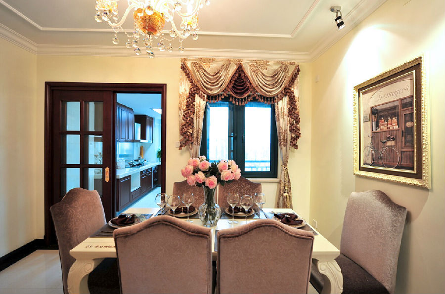 【星欧注册星欧注册】济南恒大田园风格样板房-软装工程