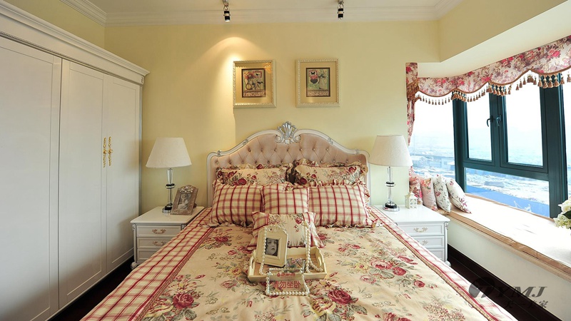 【星欧注册星欧注册】济南恒大田园风格样板房-软装工程