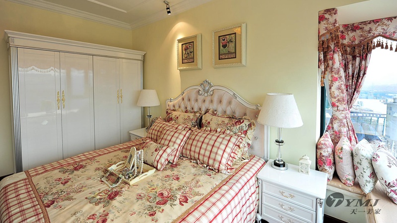 【星欧注册星欧注册】济南恒大田园风格样板房-软装工程