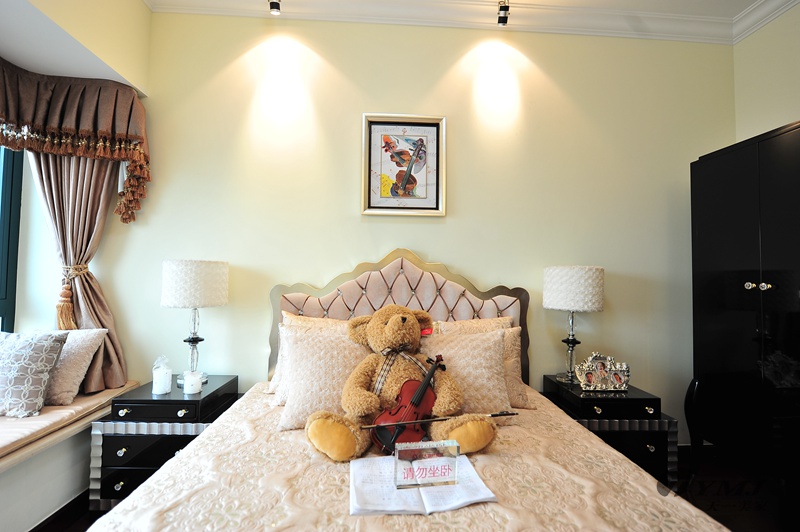 【星欧注册星欧注册】济南恒大田园风格样板房-软装工程