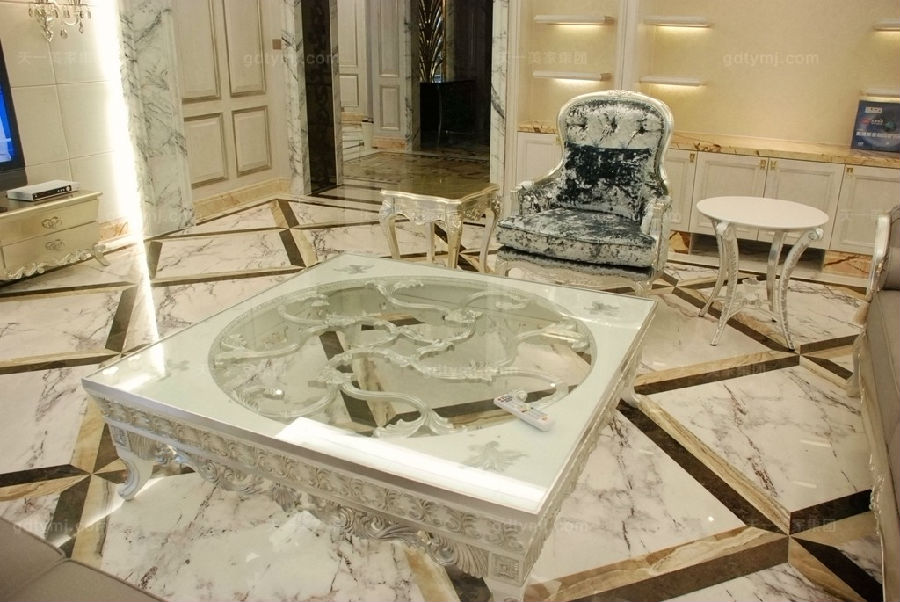 别墅新古典星欧注册客厅5