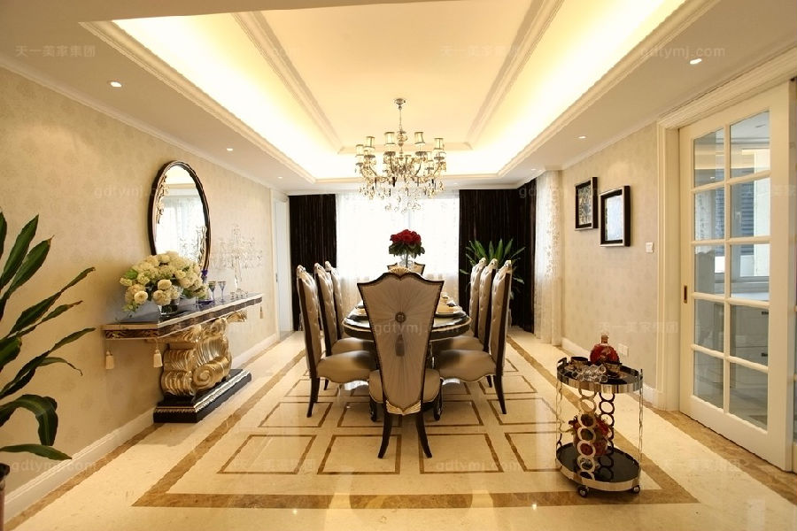 奢华新古典星欧注册餐厅