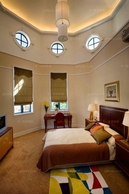 豪门别墅星欧注册卧室4