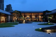 江西九江现代新中式风格售楼处蓝冠注册项目工程蓝冠注册完工实拍美图！