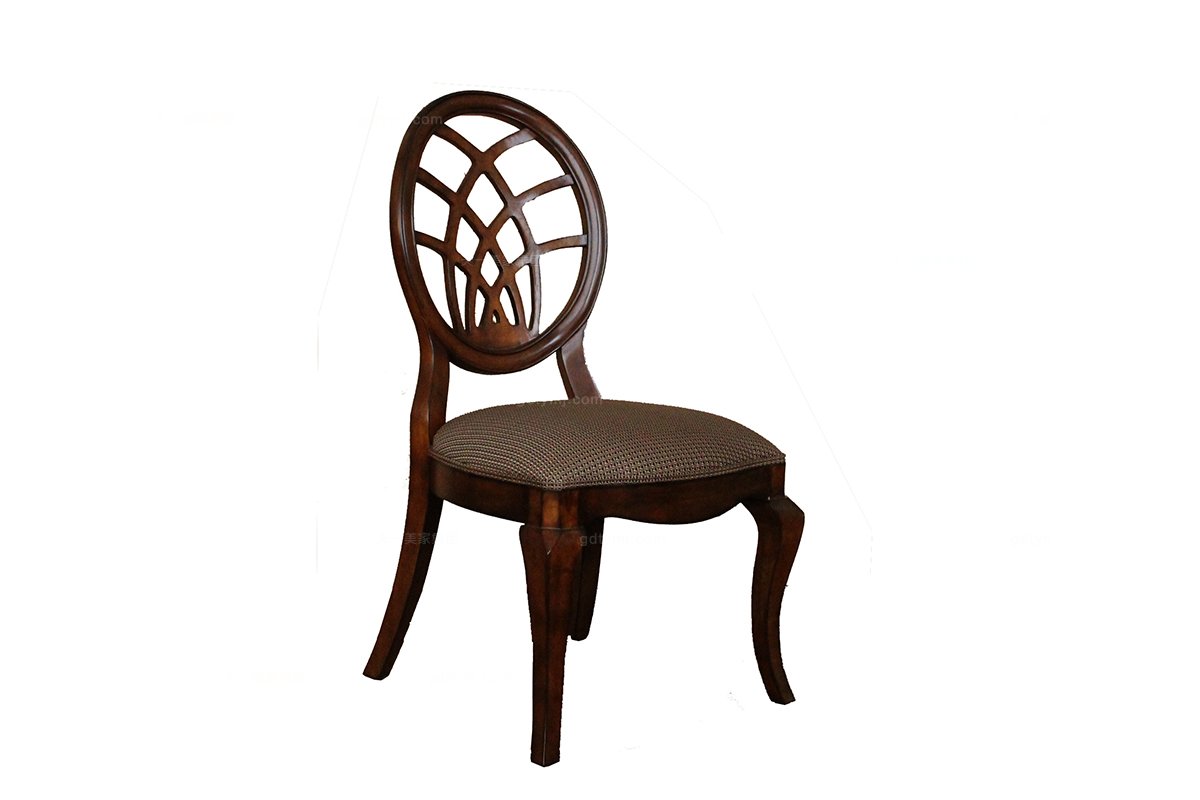 美式实木餐椅
