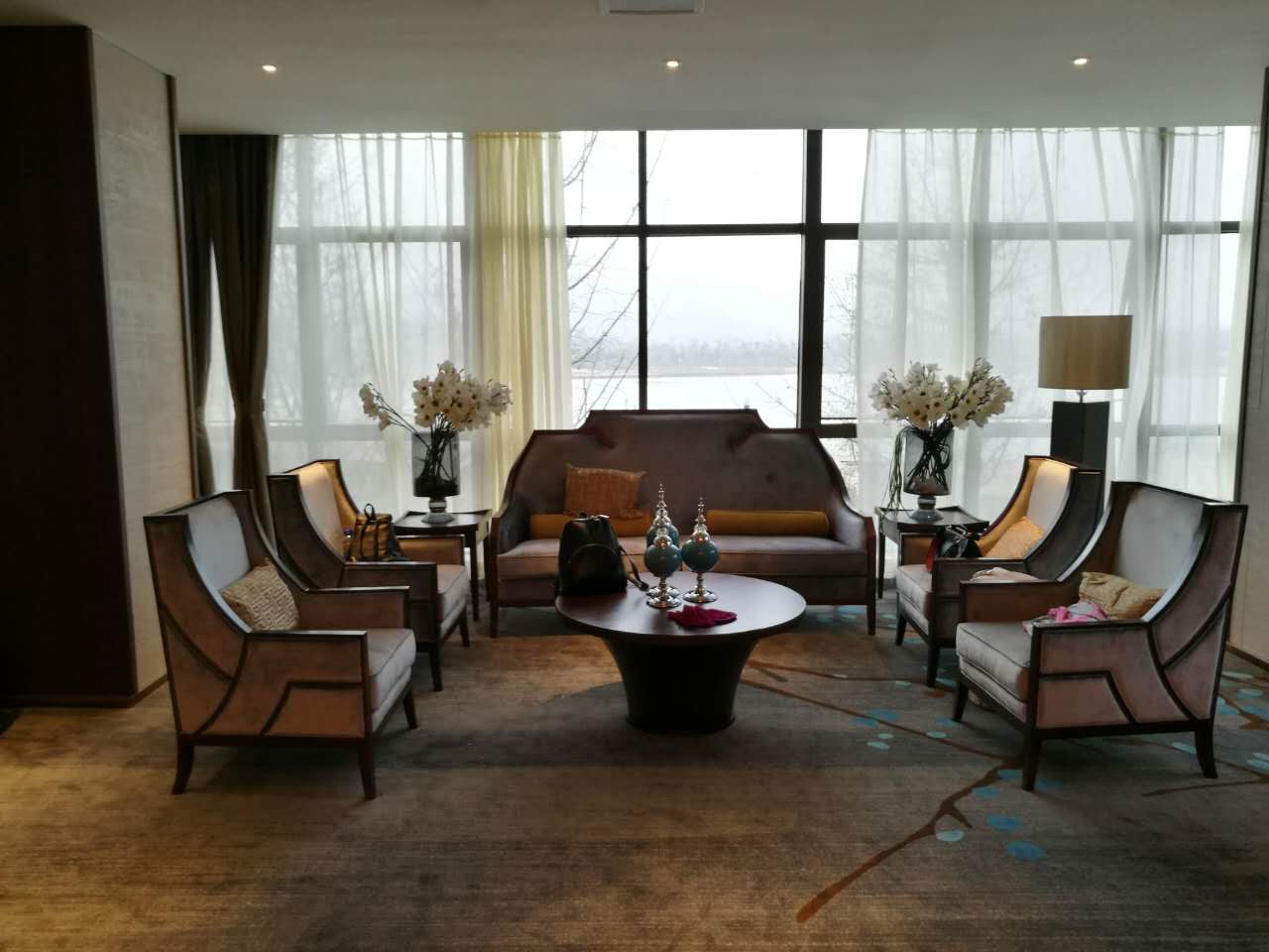 新中式酒店客厅沙发